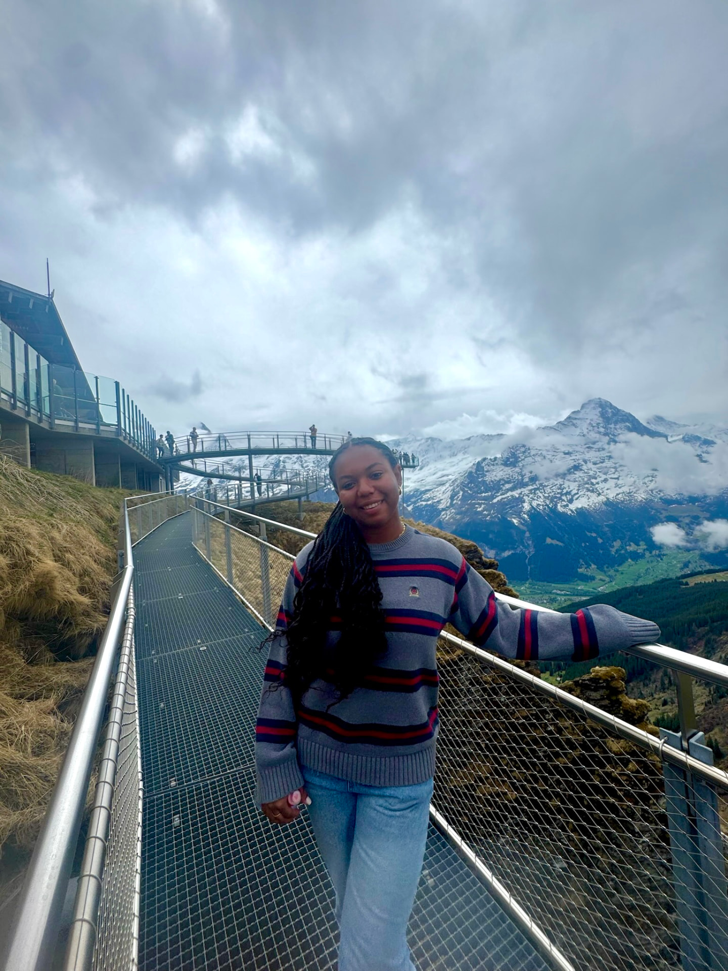 Dyana in the Swiss Alps
